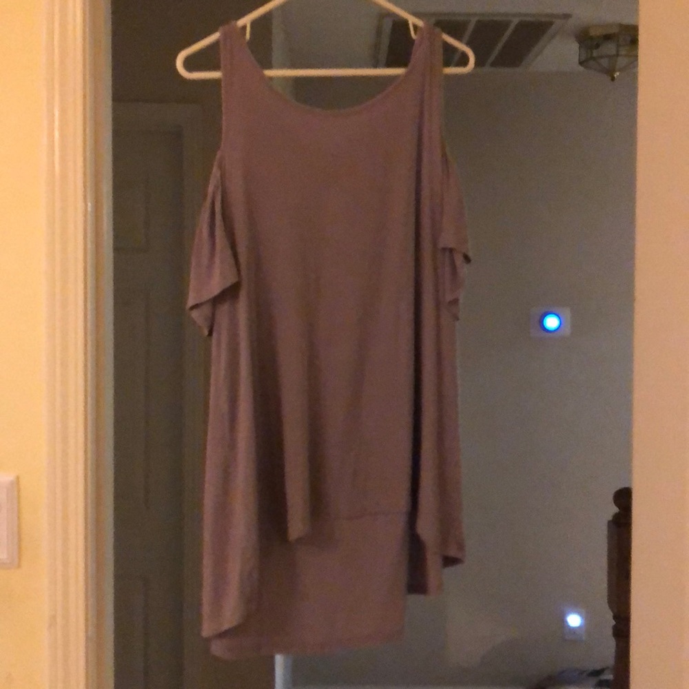 Purple off the shoulder top